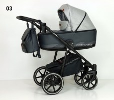 Verdi Logos Light Bērnu ratiņi sudraba 03
